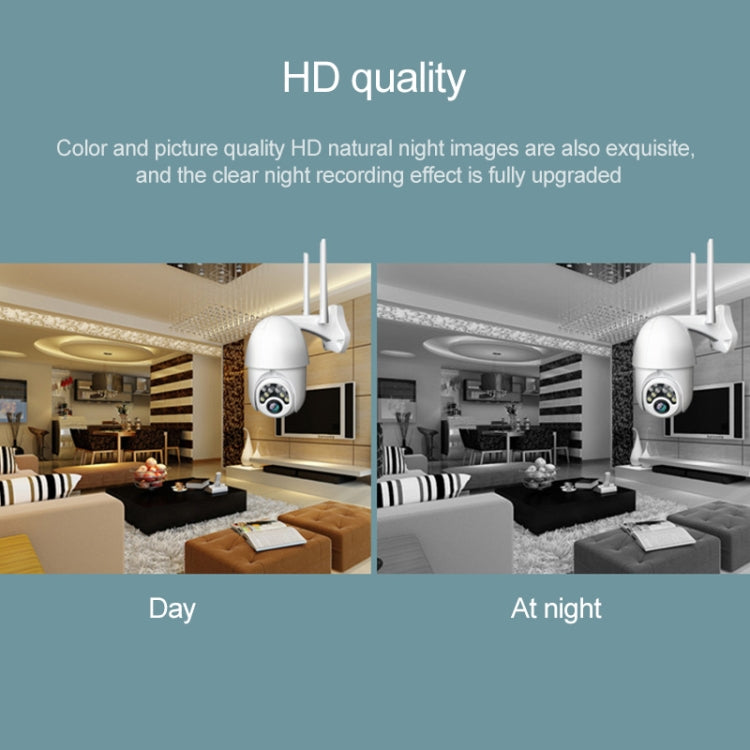 Q10 Outdoor Mobile Phone Remotely Rotate Wireless WiFi 10 Lights IR Night Vision HD Camera, Support Motion Detection Video / Alarm & Recording,