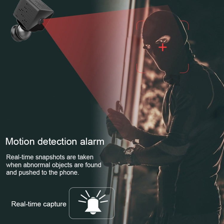 H9 Small Wireless WiFi HD IP Camera, Support Non-light Night Vision & Mobile Phone Remote Monitoring & Motion Detection / Alarm & 64GB Camera Memory Card,