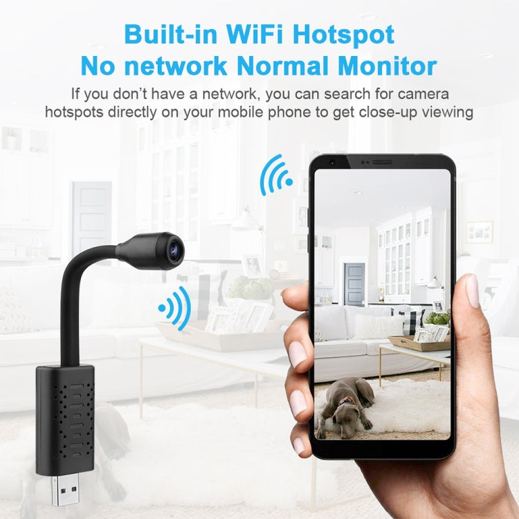 V380-U8 Small Wireless WiFi HD IP Camera without Memory Card, Support Mobile Phone Remote Monitoring & Motion Detection / Alarm, U