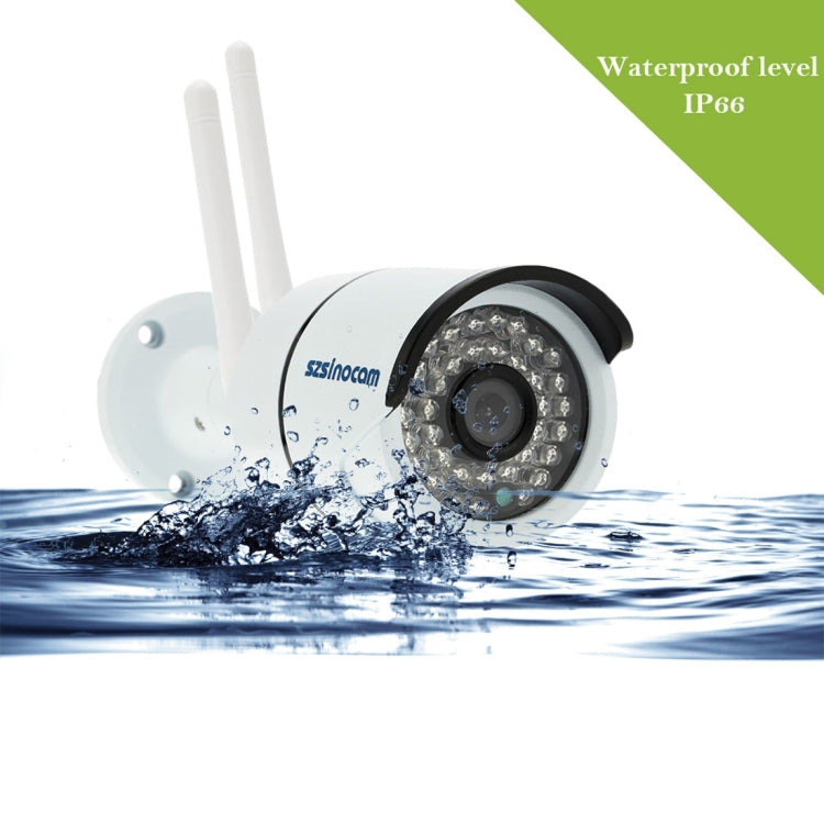szsinocam SN-IPC-7032SW HD 720P 1.0MP P2P IP Camera Wireless WiFi Smart Security Camera, Support Monitor Detection & IR Night Vision & Mobile Phone Remote Control(White)