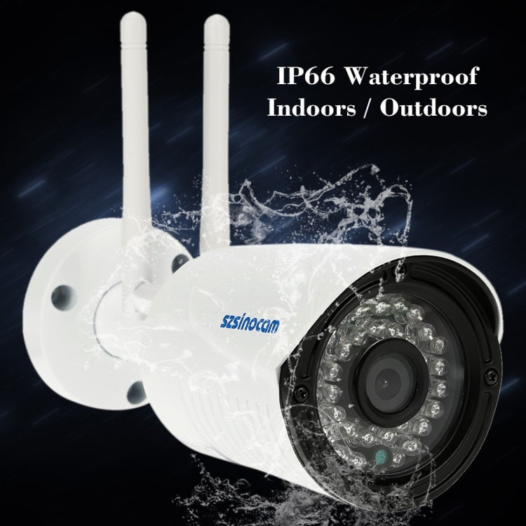 szsinocam SN-IPC-7029CSW HD 1080P 2.0MP P2P IP Camera Wireless WiFi Smart Security Camera, Support Monitor Detection & IR Night Vision & Mobile Phone Remote Control(White)