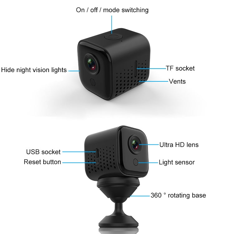 W16 HD 1080P WIFI Long Standby Mini Web Camera