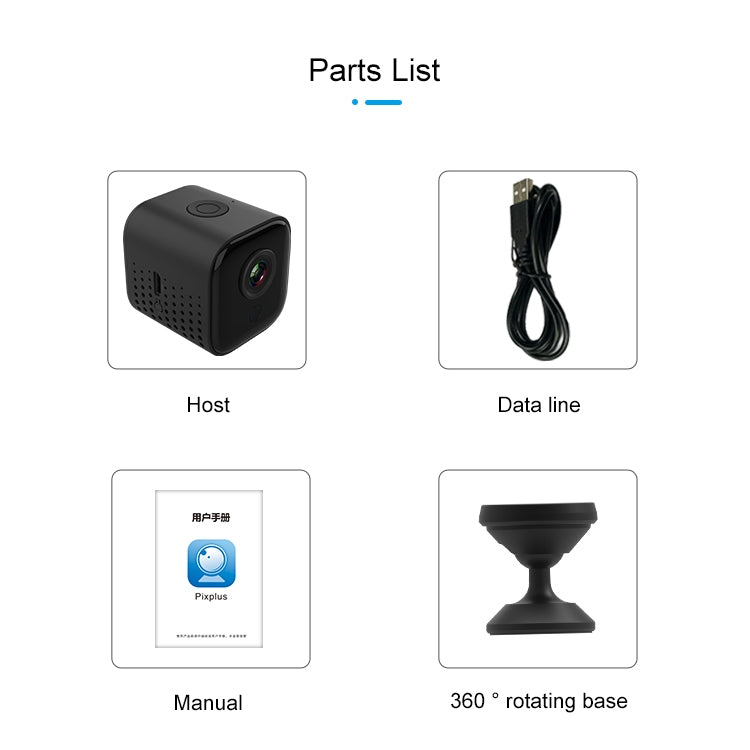 W16 HD 1080P WIFI Long Standby Mini Web Camera