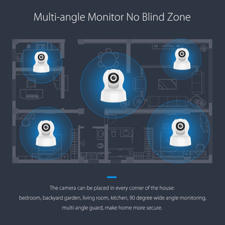 NEO NIP-23AI Indoor WiFi PT P2P IP Camera, with IR Night Vision & Multi-angle Monitor & Mobile Phone Remote Control