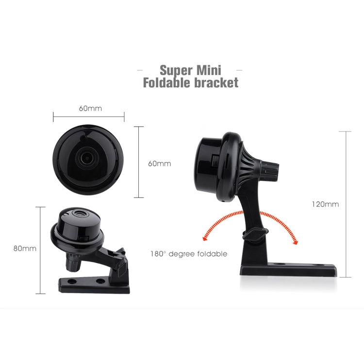 ESCAM Button Q6 1/4 inch 1.0MP WiFi IP Camera, Support Motion Detection