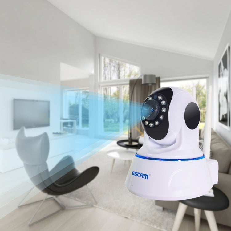 ESCAM QF003 1/4 inch 1080P 2.0MP WiFi IP PTZ Camera, Support Motion Detection / Night Vision, IR Distance: 5-10m