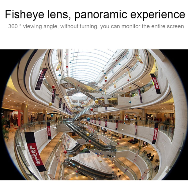 DTS-D3 1.44mm Lens 1.3 Megapixel 360 Degree Infrared IP Camera, Support Motion Detection & E-mail Alarm & TF Card & APP Push, IR Distance: 10m