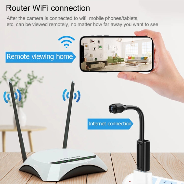 W11 1.0 Million Pixels USB Home Mobile Phone Remote Wireless Camera, Support Motion Detection & TF Card