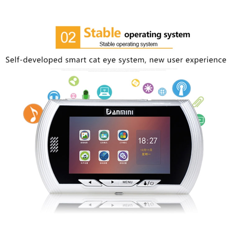 YB-45AHD-M 4.5 Inch Motion Detection Camera Video Smart Digital Door Viewer