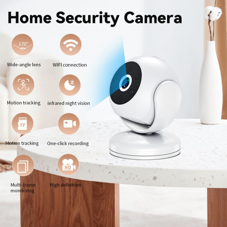 A5 Portable Mini 4K HD Camera Night Vision Home Security Micro Camcorder  - White
