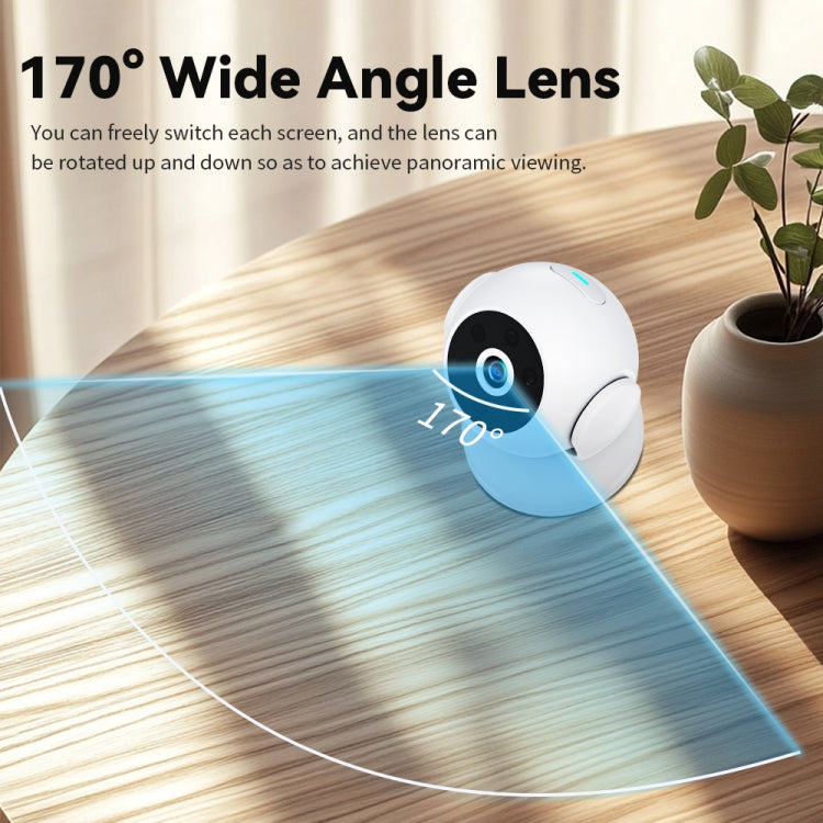 A5 Portable Mini 4K HD Camera Night Vision Home Security Micro Camcorder  - White