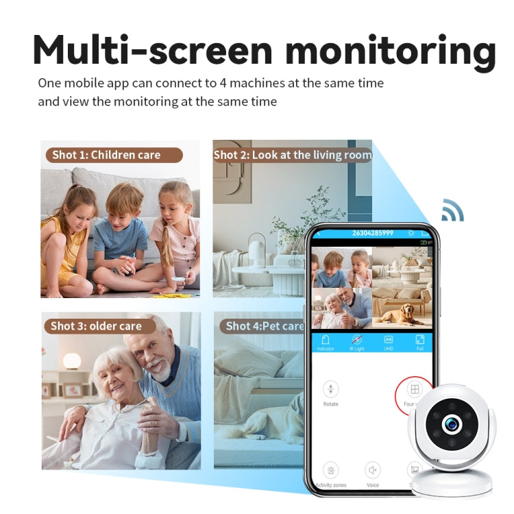 A5 Portable Mini 4K HD Camera Night Vision Home Security Micro Camcorder  - White