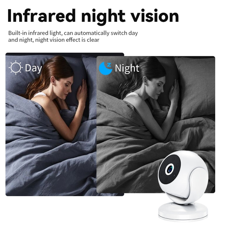 A5 Portable Mini 4K HD Camera Night Vision Home Security Micro Camcorder  - White