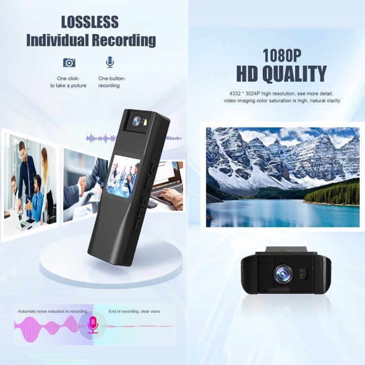 L12 180 Degrees Rotation Conference Video Recording Camera Mini HD 720P WiFi Camera  - Black