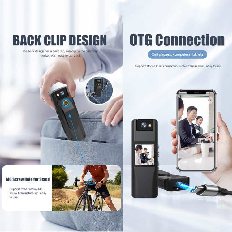 L12 180 Degrees Rotation Conference Video Recording Camera Mini HD 720P WiFi Camera  - Black