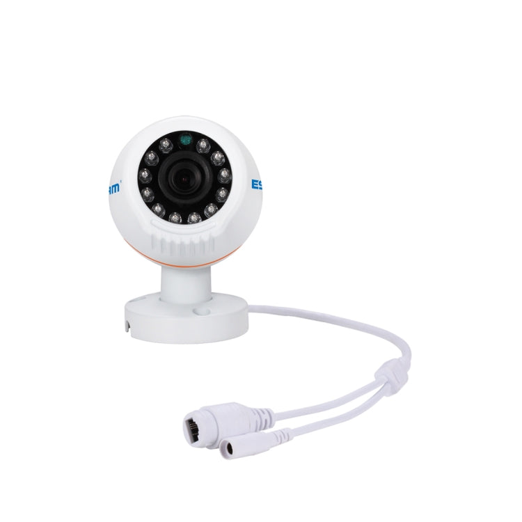 ESCAM PNK405 NVR Kits HD 1080P 4 Channel Security System Waterproof IR Camera, Support Night Vision, IR Distance: 10m