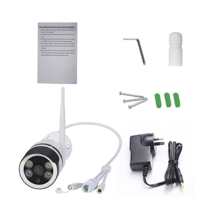 ESCAM QF508 Waterproof 2-way Audio Surveillance Security HD 1080P Wireless Wifi IP Bullet Camera, Support Night Vision / Motion Detection, IR Distance: 10m
