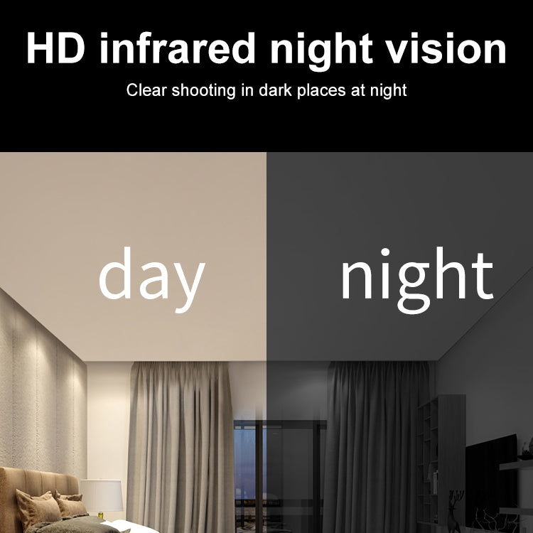 SQ29 640P HD Smart Home WiFi Camera, Support WiFi Hotspot & Night Vision & TF Card