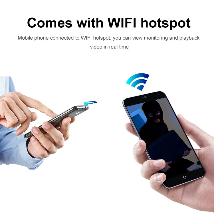 SQ29 640P HD Smart Home WiFi Camera, Support WiFi Hotspot & Night Vision & TF Card