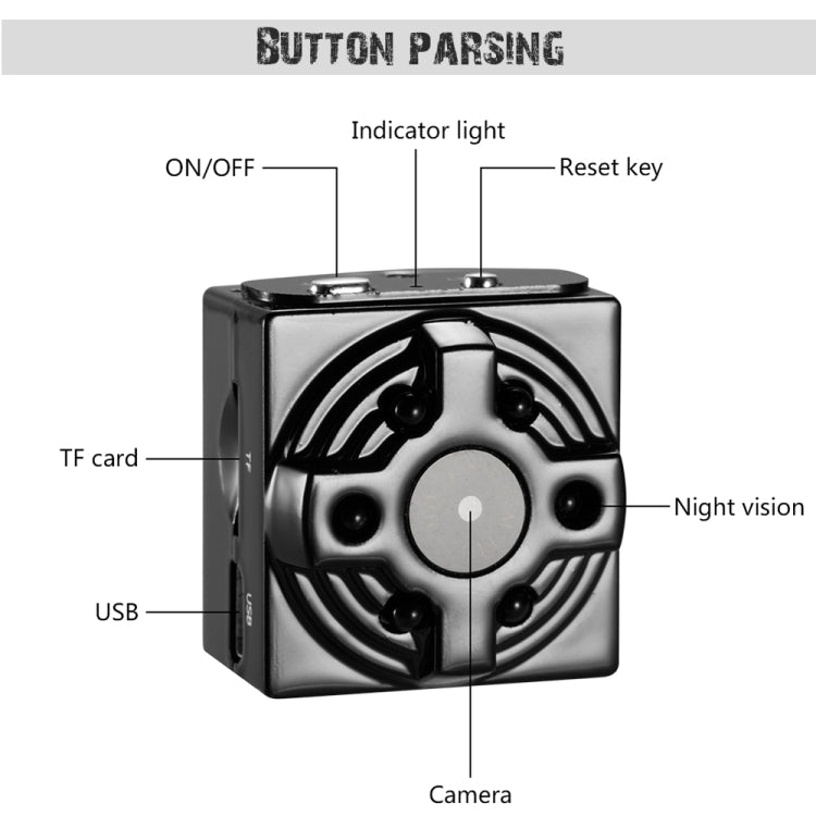 A16 1080P WiFi IP Camera Mini DV, Support TF Card & Night Vision