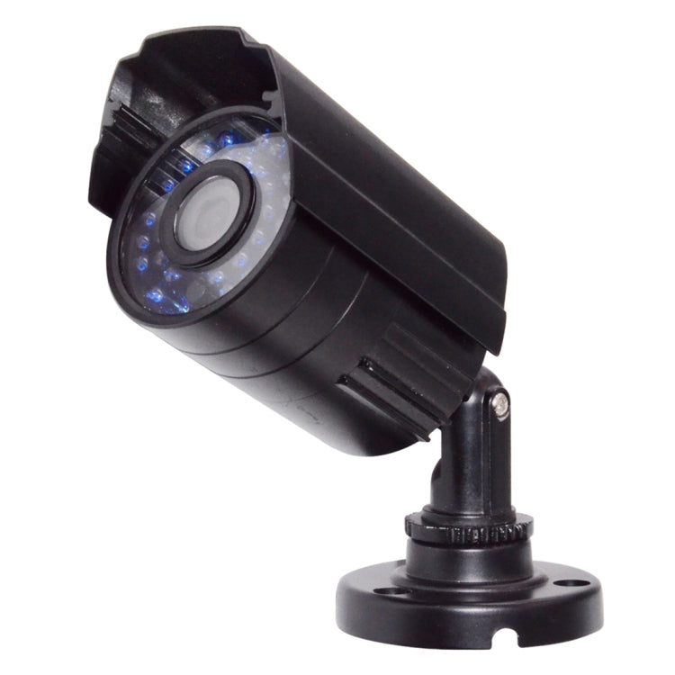 WQ-1002 2000TVL HD Anti-water Gun Type Analog 30 Light Infrared Camera(Black)