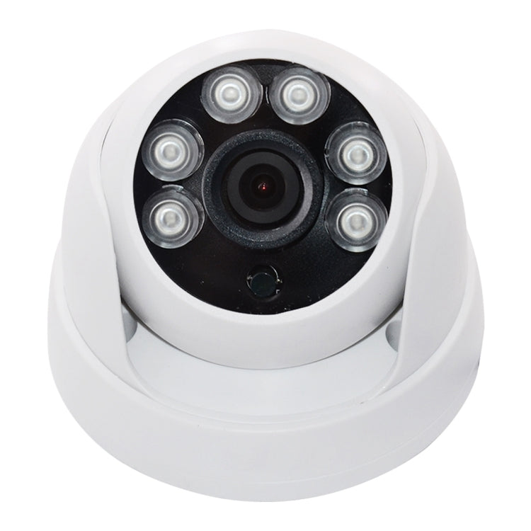 WQ-1003 HD Hemisphere Analog 6 Light Dot Array Infrared Camera(White)