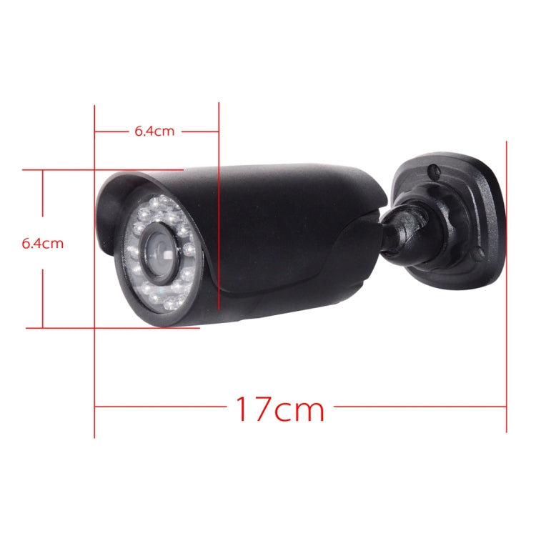WQ-7001b 24 Lights Infrared Waterproof Camera(Black)