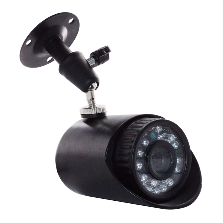 WQ-7002 HD Infrared Gun Type Analog 24 Lights Infrared Camera(Black)