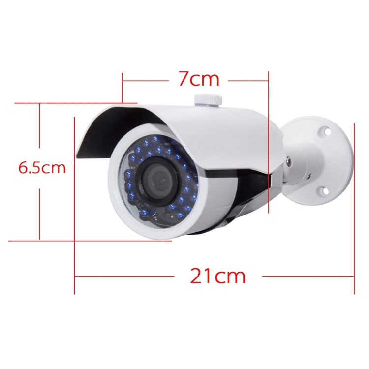 WQ-9001 720P HD Anti-water Gun Type Analog 30 Lights Infrared Camera