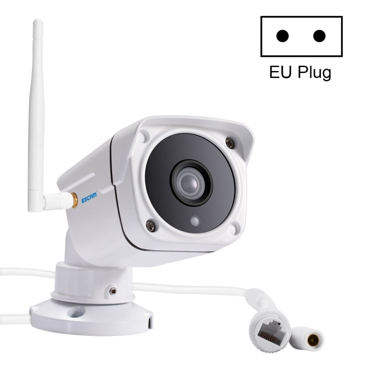 ESCAM PVR001 ONVIF HD 720P P2P Private Cloud IP66 Waterproof Security IP Camera, Support Night Vision / Motion Detection / TF Card (64GB Max), IR Distance: 10m,
