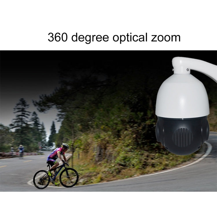 PT001 360 Degrees Panoramic Fisheye Lens 2.0 Megapixel WiFi Infrared Outdoor IP PTZ Camera, Support Operation Menu & Position Display & Power Failure Memory, IR Distance: Up to 100m