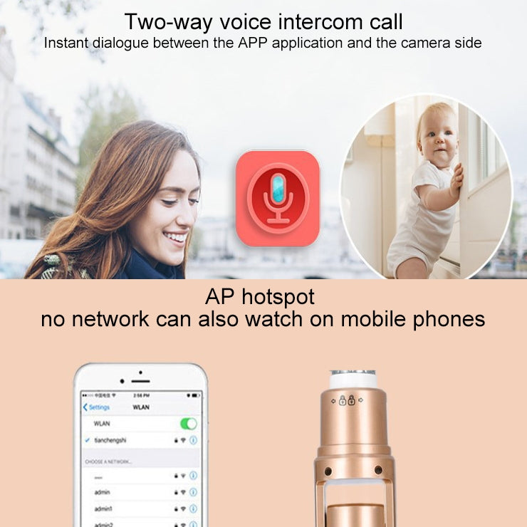 2.0 Megapixel Panoramic Universal Light Bulb Camera Mobile Phone Remote Installation Home Network HD Plug and Play V380 Monitoring