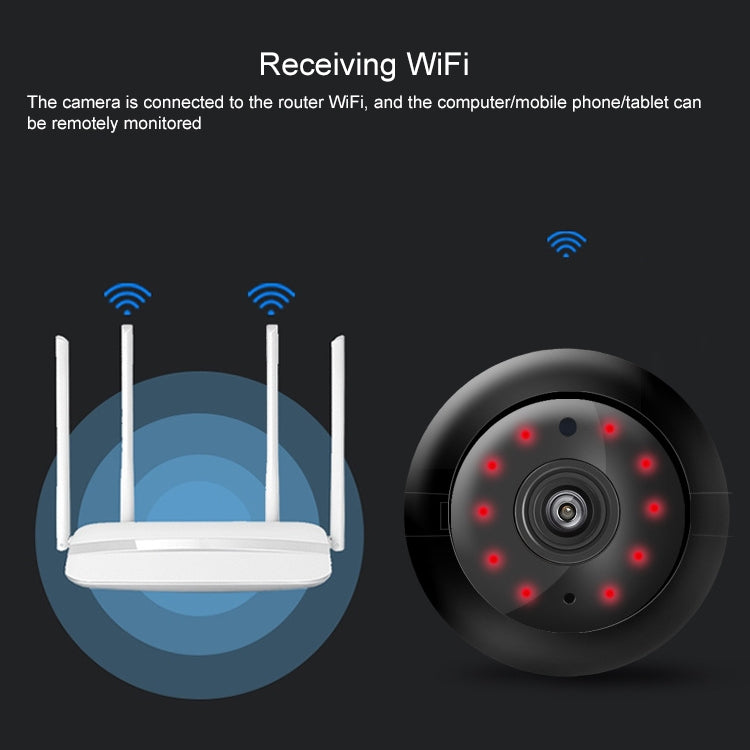 V380 1280X720P Resolution Surveillance Camera Wireless Network Camera HD Mobile Phone Remote Monitor With light bracket