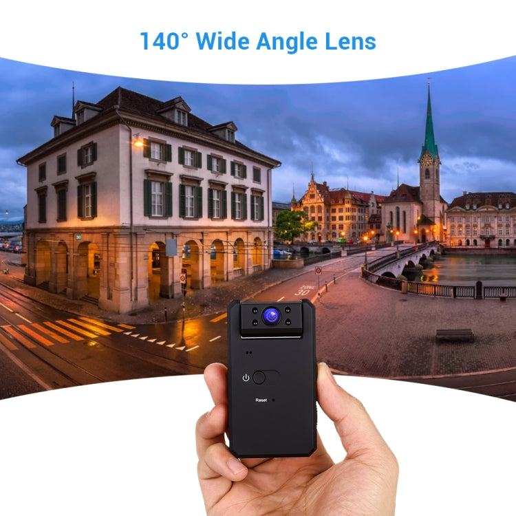 MD90 2.0MP CMOS 4K HD Mini WiFi IP Camera, Support Infrared Night Vision & Motion Detection & 32G TF Card (Black)