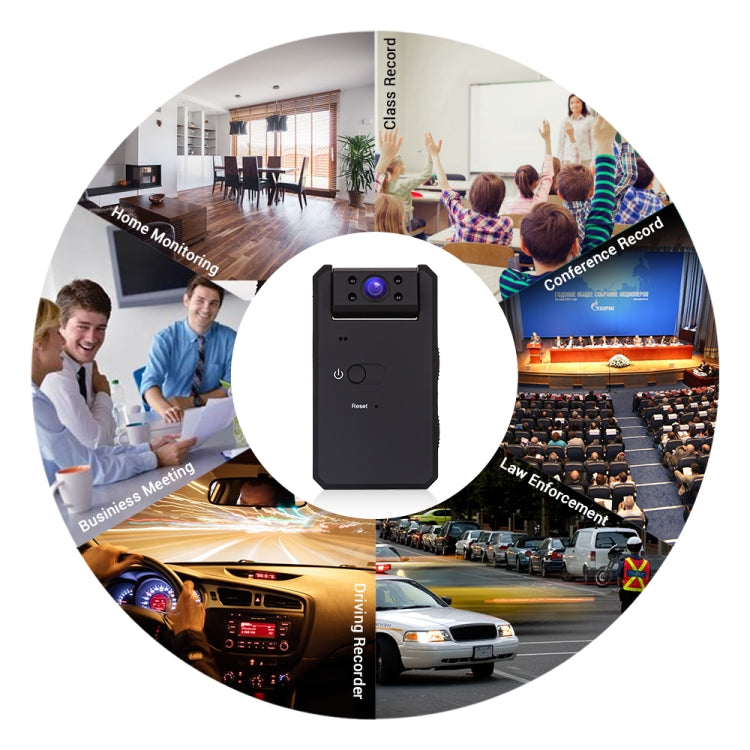 MD90 2.0MP CMOS 4K HD Mini WiFi IP Camera, Support Infrared Night Vision & Motion Detection & 32G TF Card (Black)