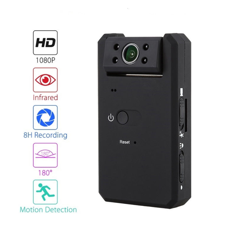 MD90 2.0MP CMOS 4K HD Mini WiFi IP Camera, Support Infrared Night Vision & Motion Detection & 32G TF Card (Black)