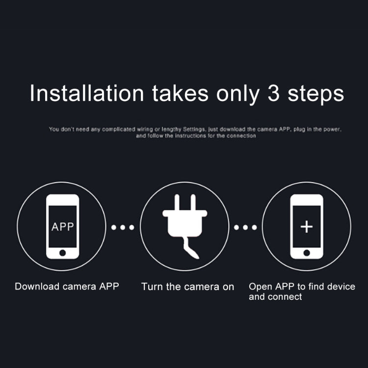 NXIS Q1 3.2mm Lens Wide Angle 720P HD Smart WIFI Wireless Security Camera, with Motion Detection Remote Monitoring, Two-Way Audio & Night Vision(White)