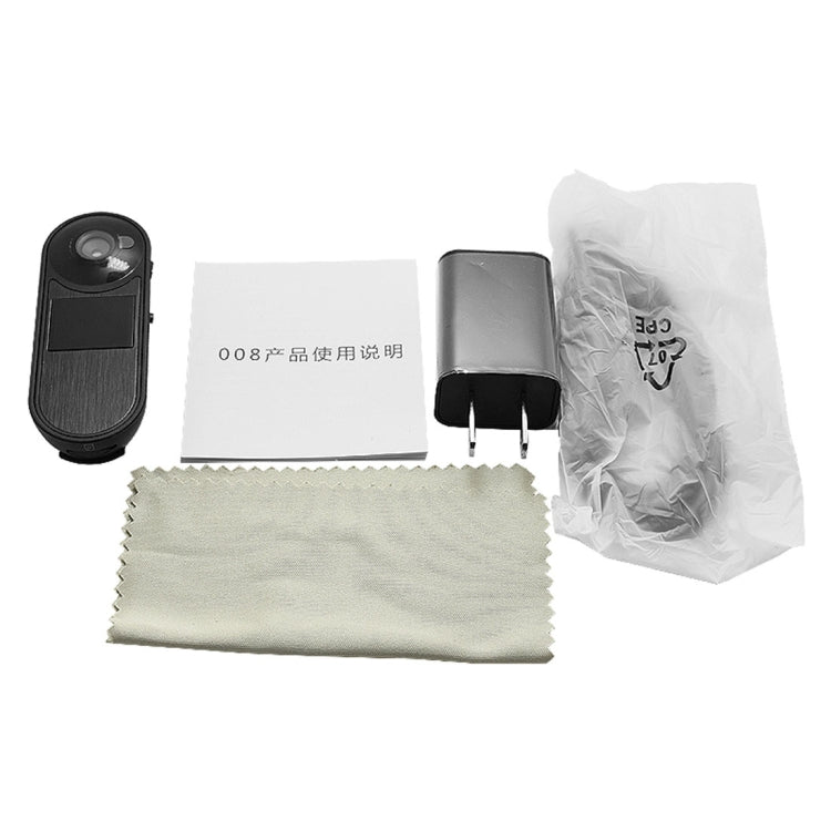 IDV008 Audio Voice Sound Dictaphone Recording Mini Clip Digital Recorder(Black)