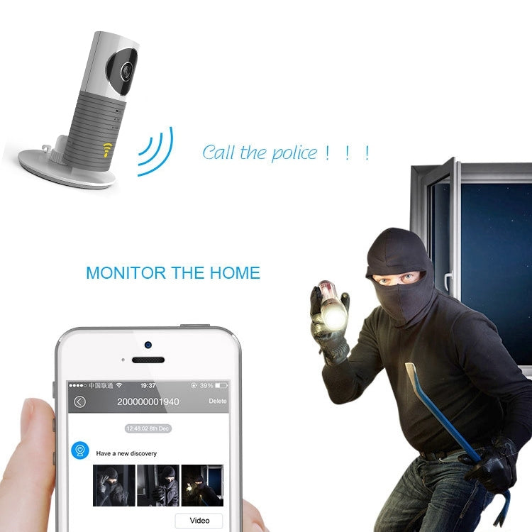Automatically Enable Light Sensor Intelligent Home Wireless Wifi IP Camera, Support Video & Snapshot & Infrared Detect