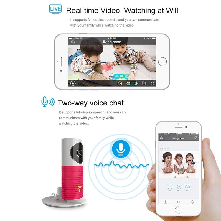Automatically Enable Light Sensor Intelligent Home Wireless Wifi IP Camera, Support Video & Snapshot & Infrared Detect
