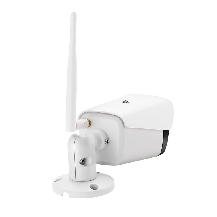 N4B3-P12 / Kit WiFi 4CH HD 1080P Wireless Security DVR NVR with Monitor Security System 960P Waterproof Bullet Camera, Support Night Vision & Plug and Play(White)