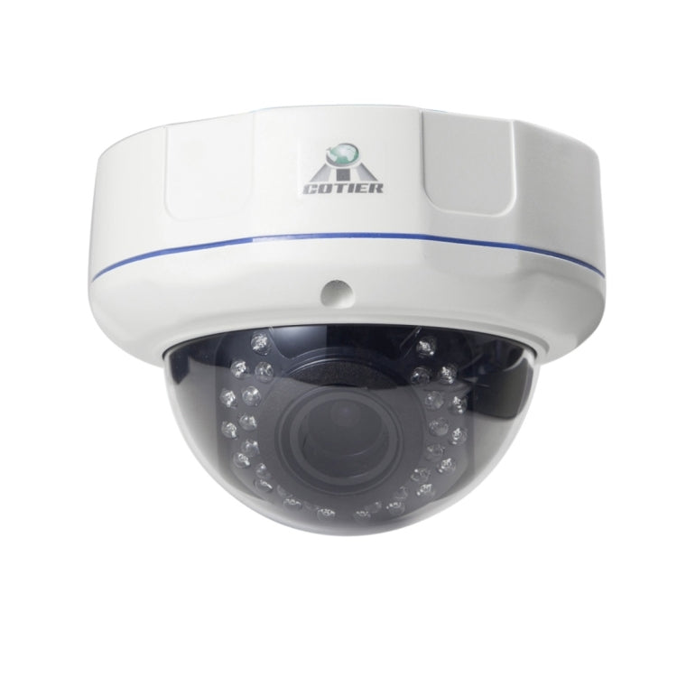 537H2 / IP POE Zoom (Power Over Ethernet) 1080P H.265 HD 4 x Optical Zoom and 2.8-12mm AF Lens IP66 Weatherproof Indoor Surveillance Camera, Support IR Night Vision(White)
