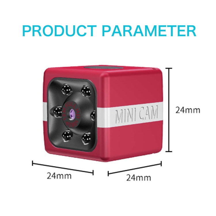 FX02 1080P Outdoor Sport HD Night Vision Camera (Red)