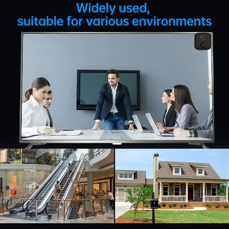 W20 1080P Household Smart Wifi Wireless Network Infrared Low Power Human Detection HD Camera(Black)