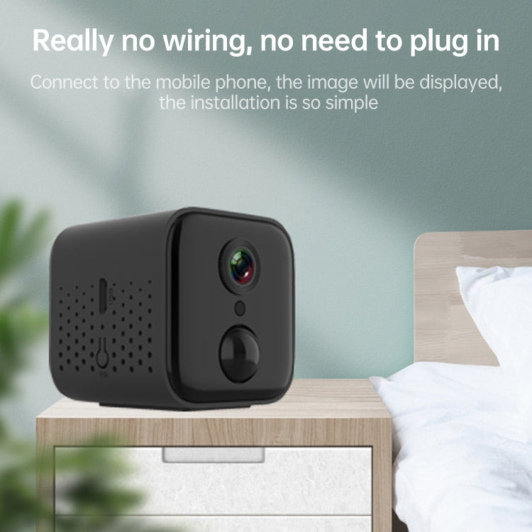 W20 1080P Household Smart Wifi Wireless Network Infrared Low Power Human Detection HD Camera(Black)