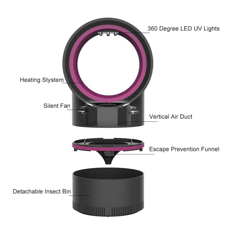 Household Inhalation Mosquito Repellent USB Photocatalyst Electric Mosquito Swatter Indoor Mosquito Trap