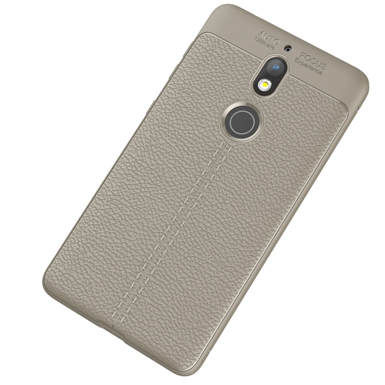 For Nokia 7 Litchi Texture Soft TPU Protective Case