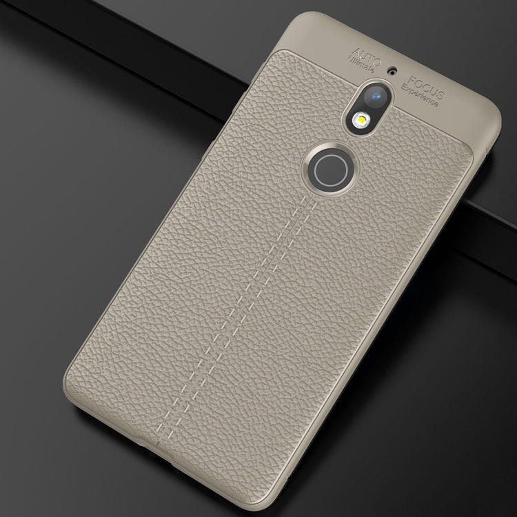 For Nokia 7 Litchi Texture Soft TPU Protective Case