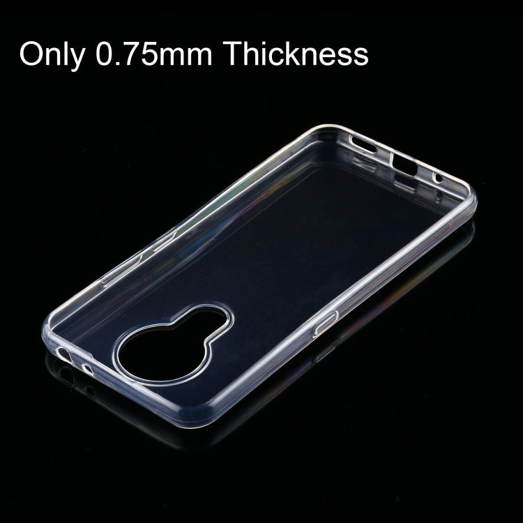 For Nokia 3.4 0.75mm Ultra-thin Transparent TPU Soft Protective Case