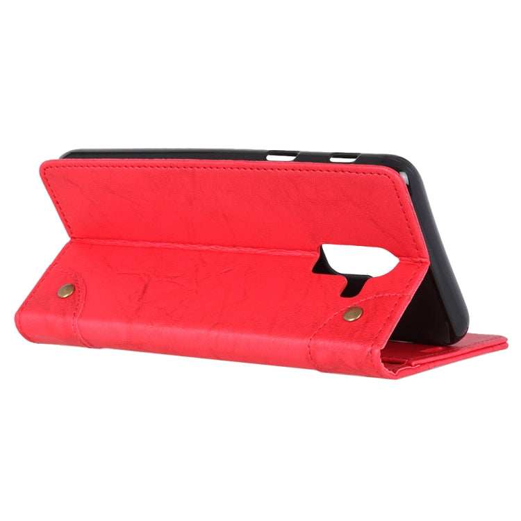 Copper Buckle Retro Crazy Horse Texture Horizontal Flip Leather Case for Nokia 7 Plus, with Holder & Card Slots & Wallet